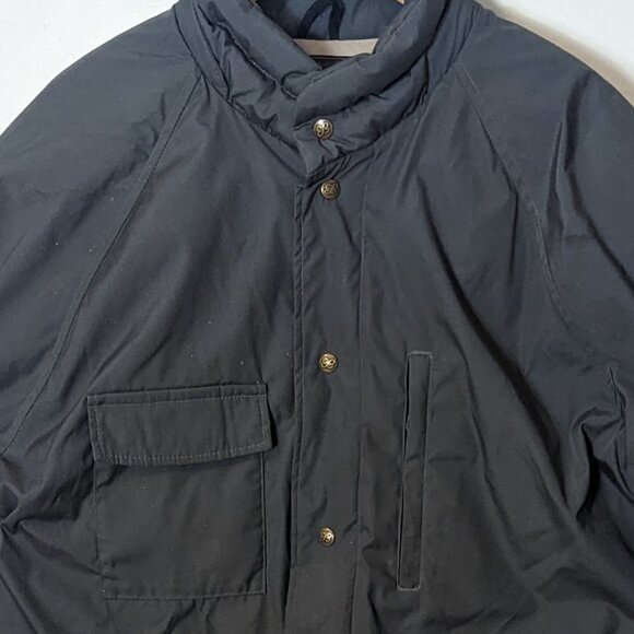 Vintage Goose Down Puffer Eddie Bauer Jacket Size XL Winter Grey - Picture 6 of 10